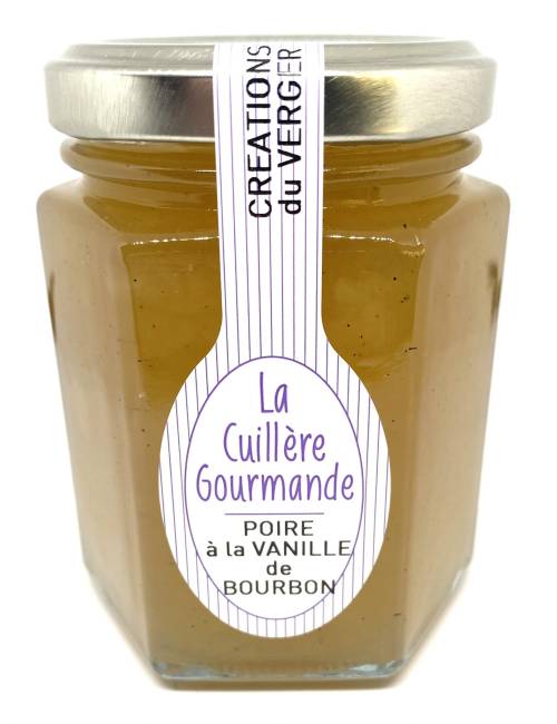 Confiture Poire à la vanille de Bourbon 225g