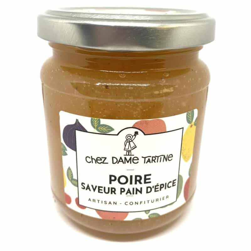 Confiture poire saveur pain d'épices 250g