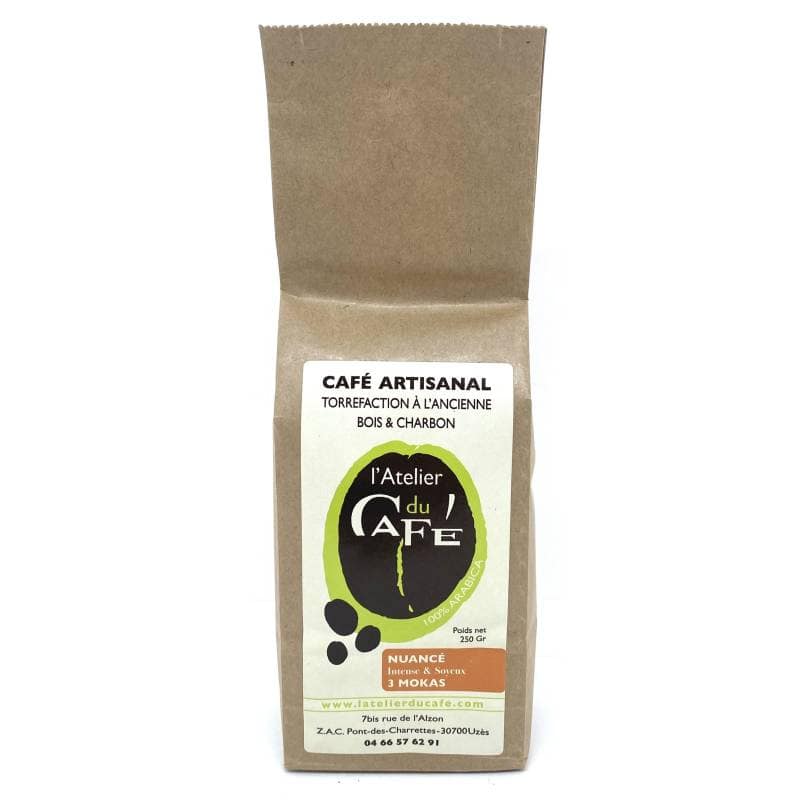Café 3 Mokas Moulu 250gr