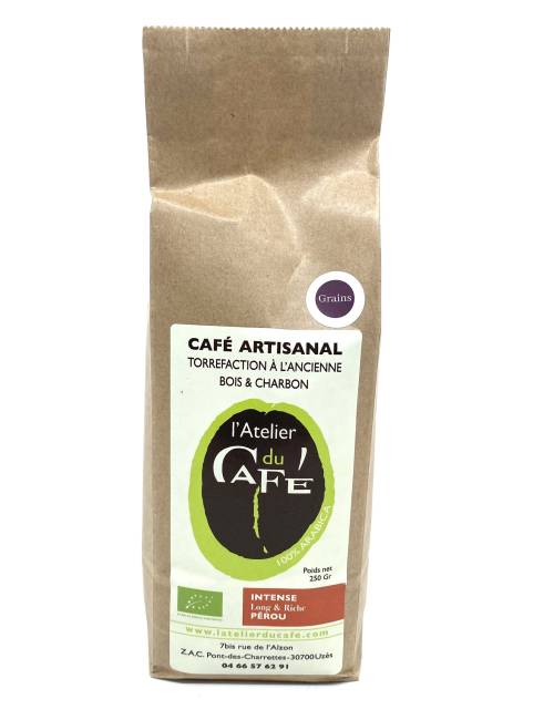 Café Pérou Bio Grains 250gr