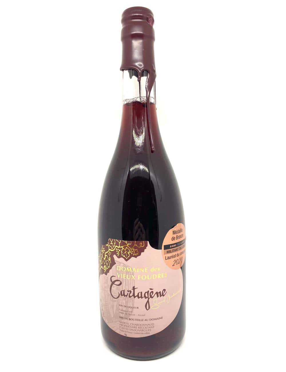 Cartagène rouge 75cl - Domaine de vieux foudres