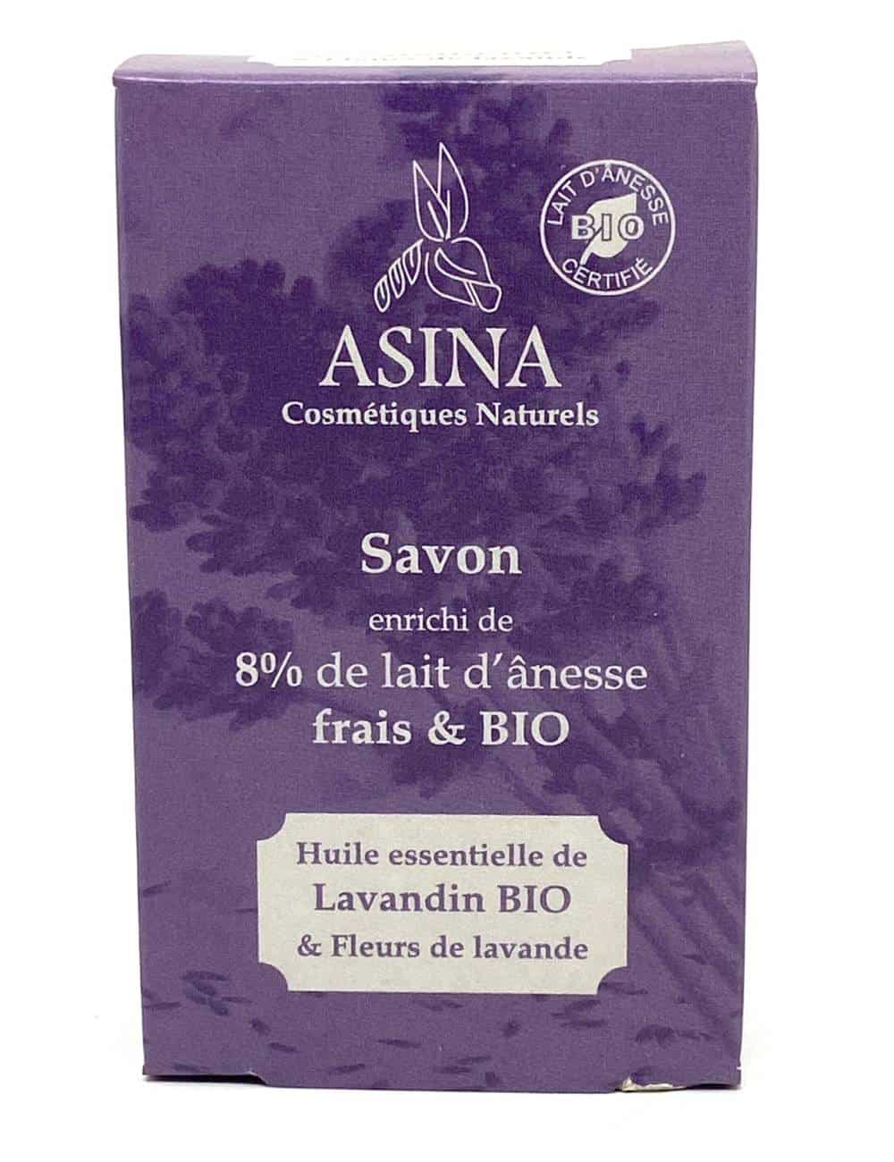 Savon lavandin lait d'ânesse bio 100g