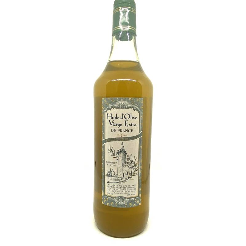Huile d'olive vierge extra bouteille verre 1L