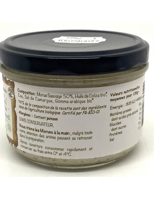 Pot Brandade Naturelle 200g