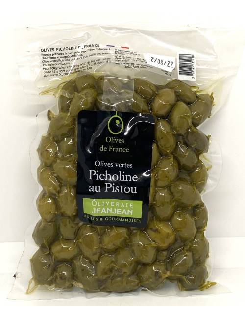 Olives vertes Pistou 250g
