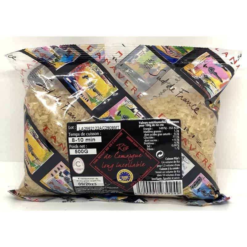 Riz long incollable IGP Camargue