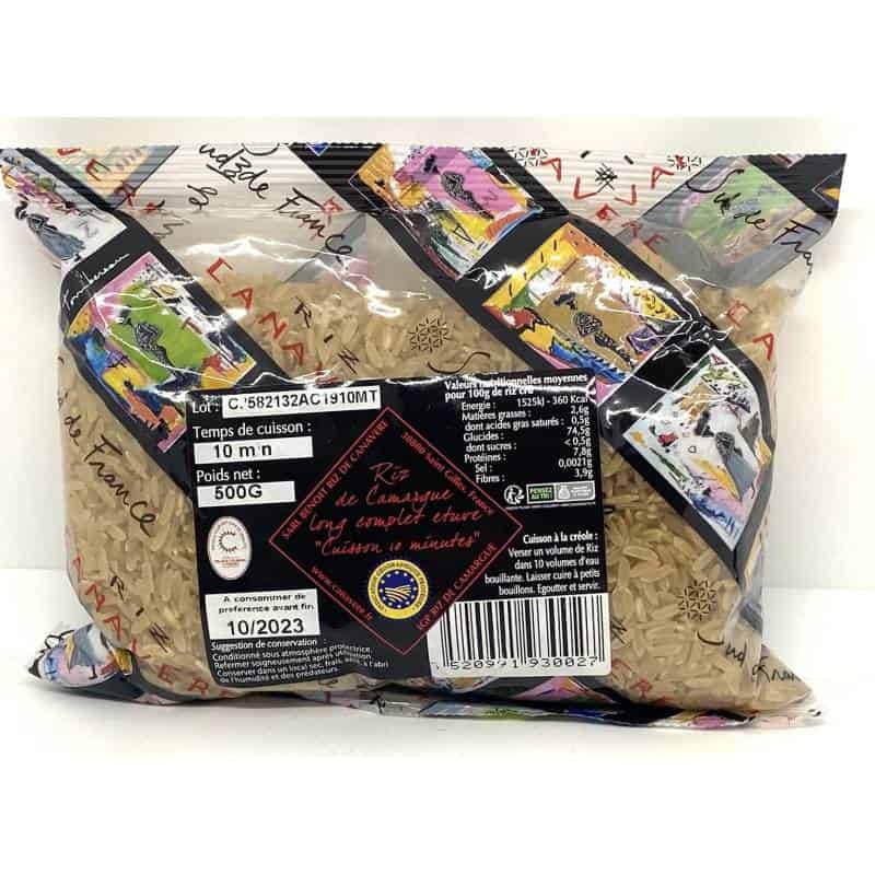 Riz étuvé 10min IGP Camargue