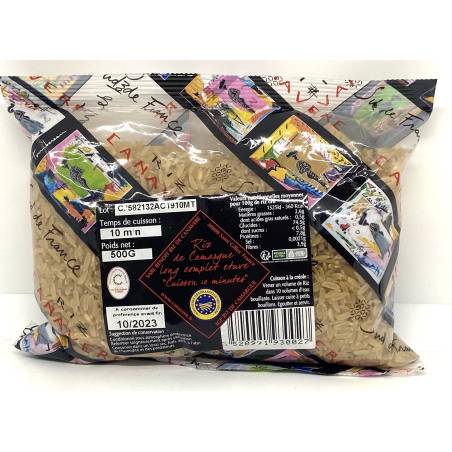 Riz étuvé 10min IGP Camargue 500g
