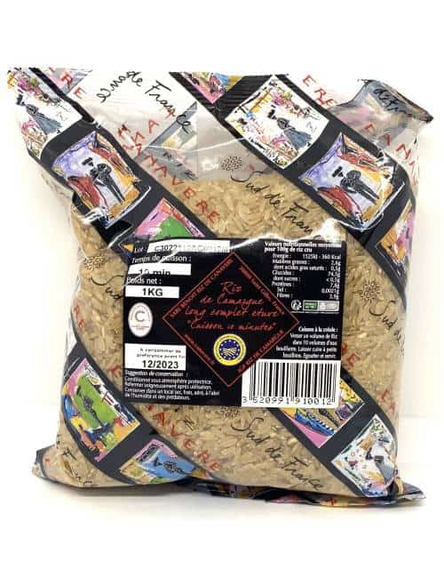 Riz étuvé 10 min IGP Camargue 1kg