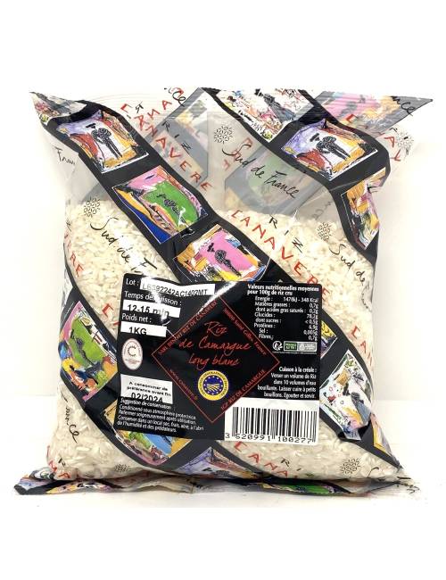 Riz long blanc IGP Camargue 1kg
