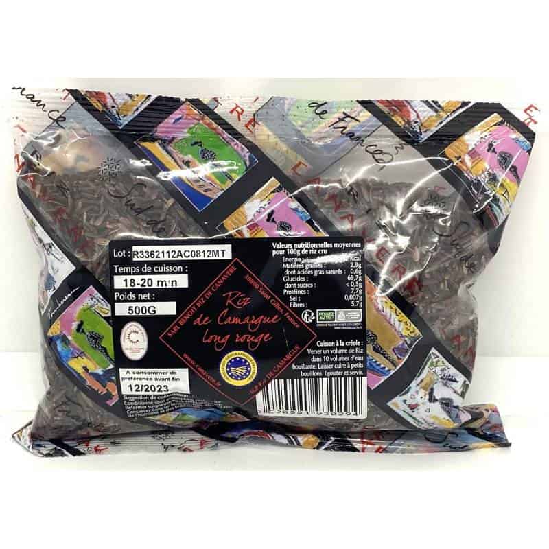 Riz long rouge IGP Camargue