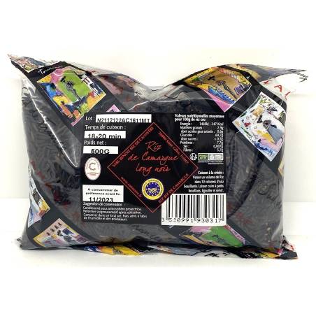 Riz long noir IGP Camargue 500g