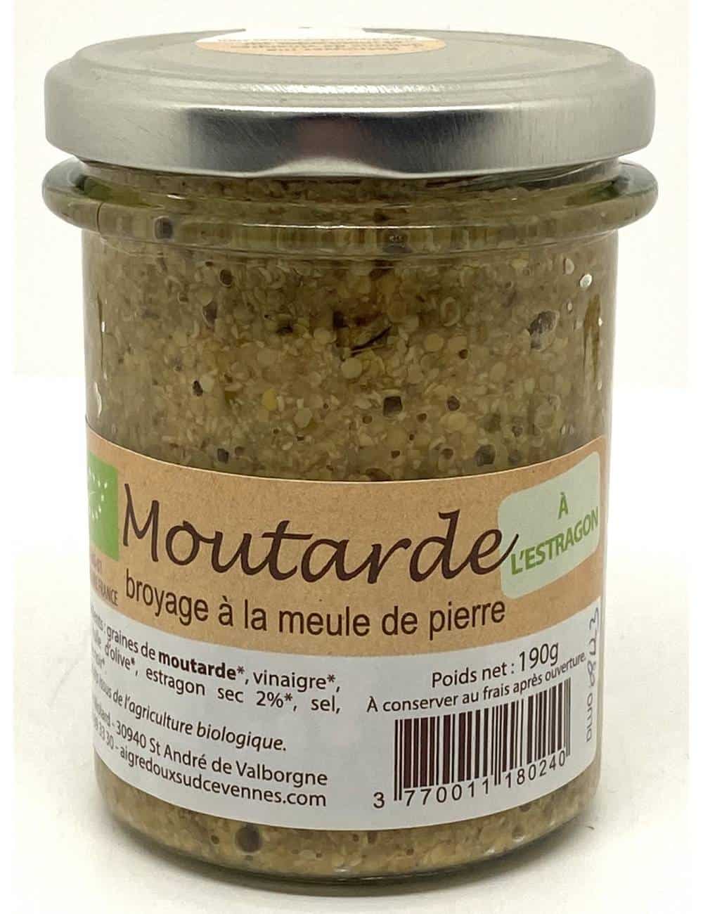 Moutarde à l'estragon 190g