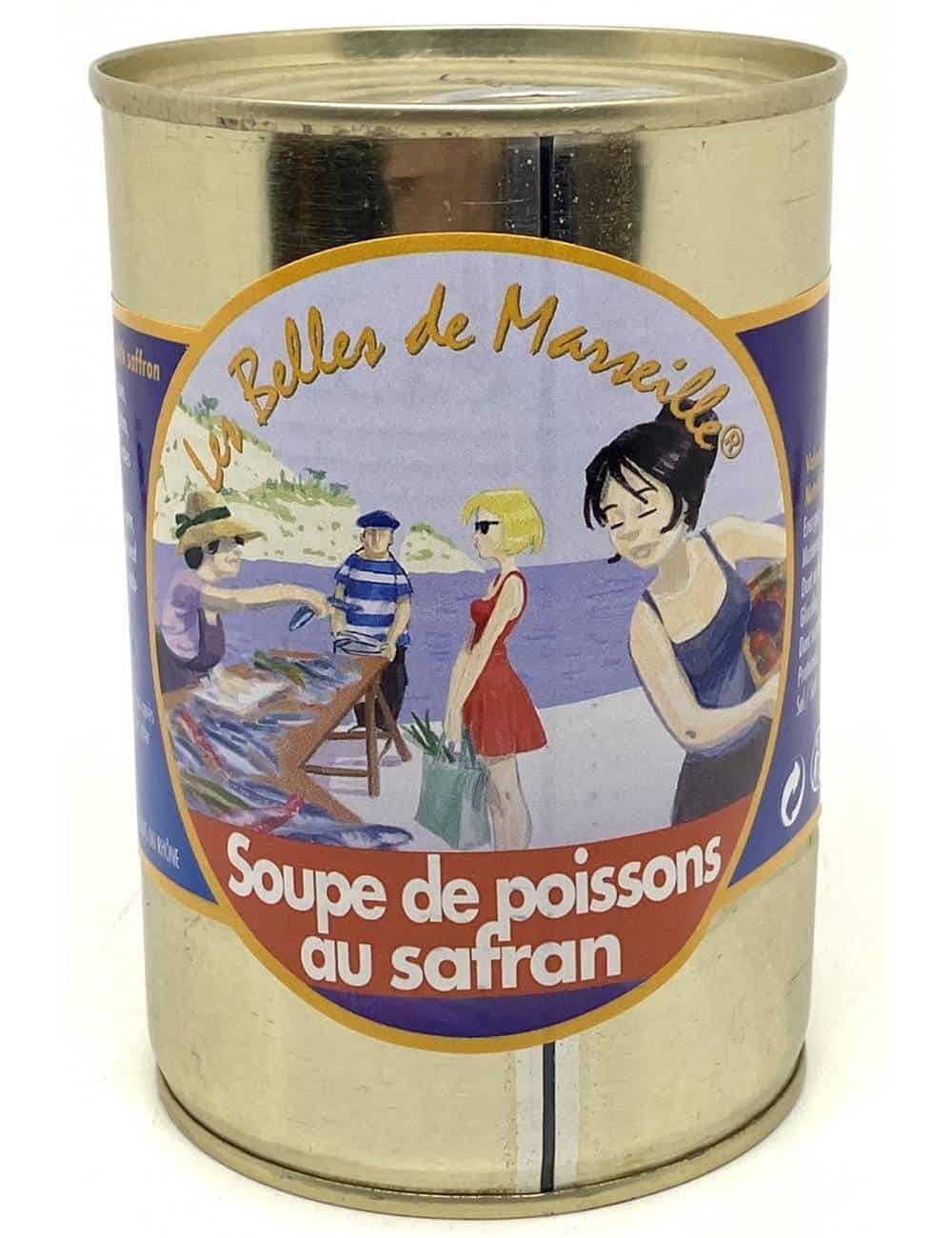 Soupe de poisson au safran 400g