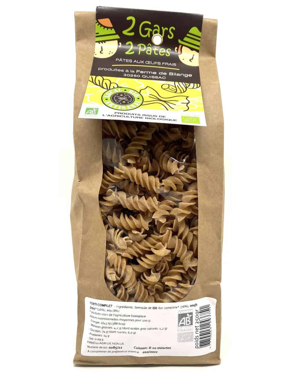 Torti complet bio 250g