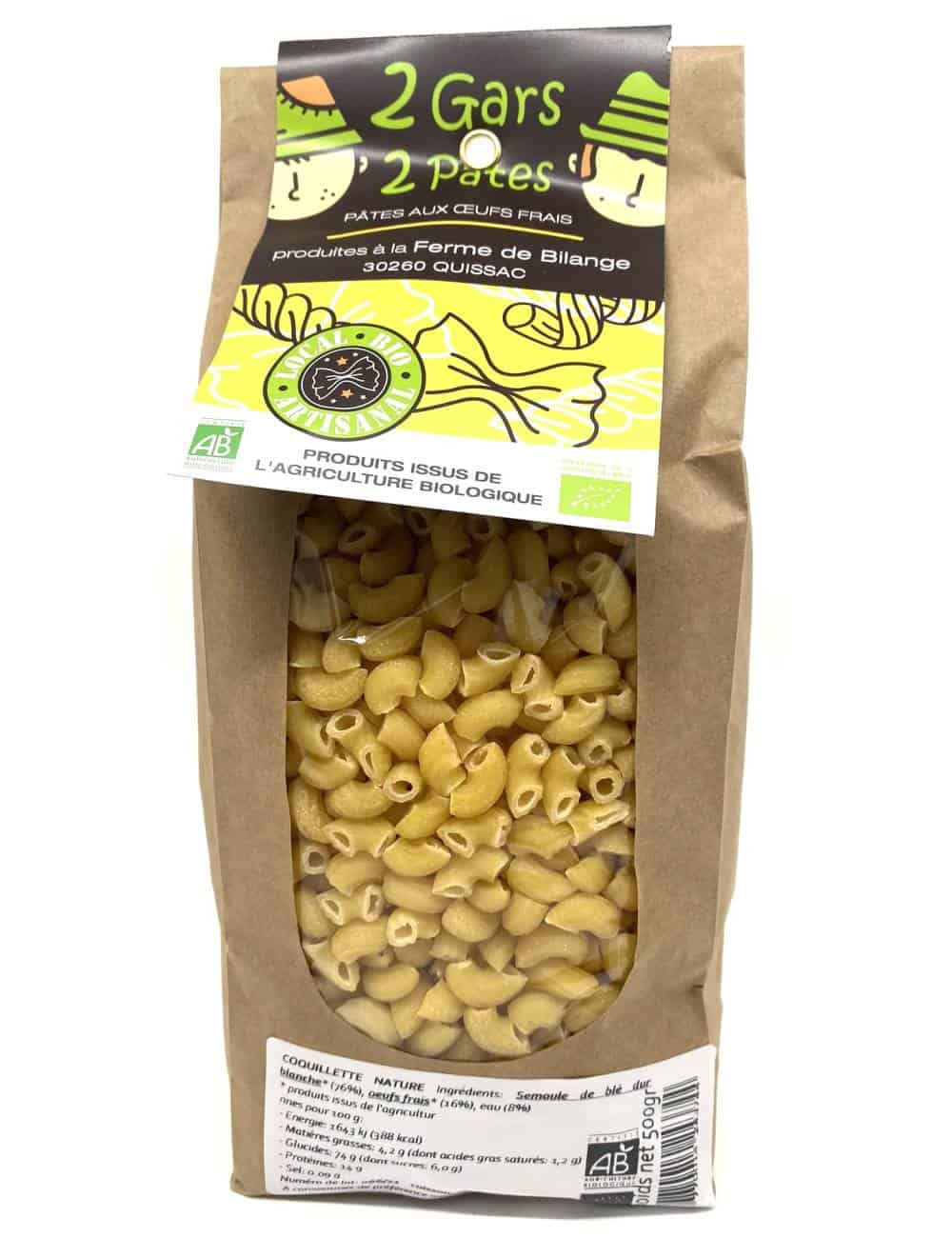 Coquillette nature bio 500g