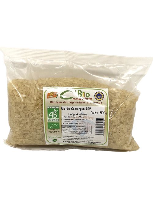Riz étuvé bio IGP Camargue 500g
