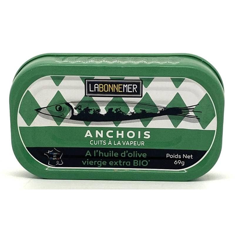 Anchois à l'huile d'olive 69g