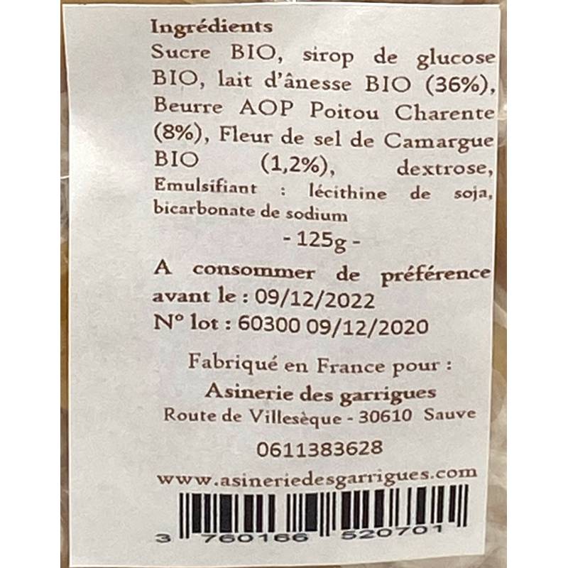 Caramels lait d'ânesse BIO