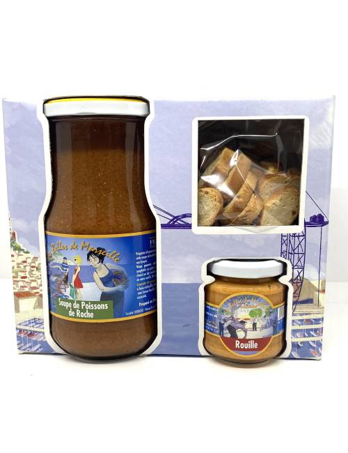 Coffret soupe + rouille + croutons