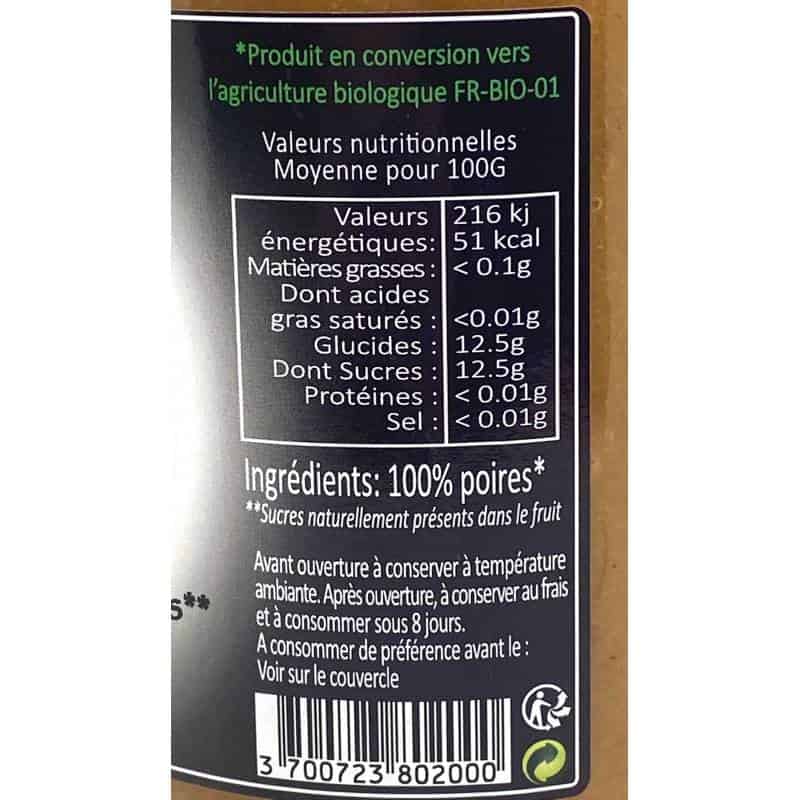Purée de poire 820g