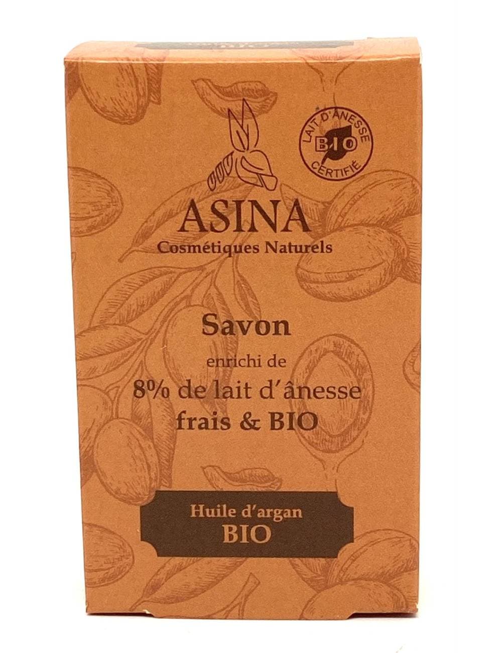Savon huile d'argan lait d'ânesse bio 100g