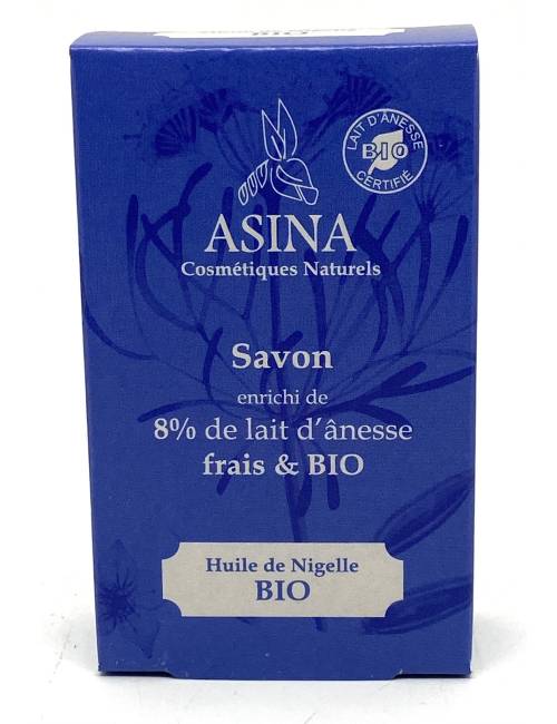 Savon huile de Nigelle lait d'ânesse bio 100g