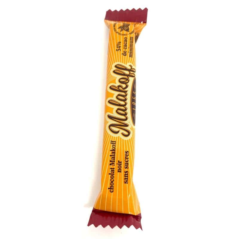 Barre chocolat Noir sans sucre 20g