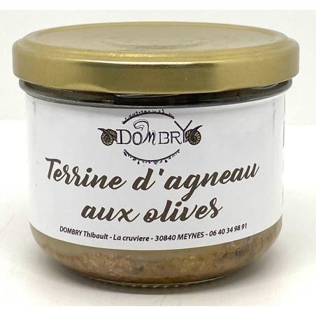 Terrine Agneau aux olives 170g