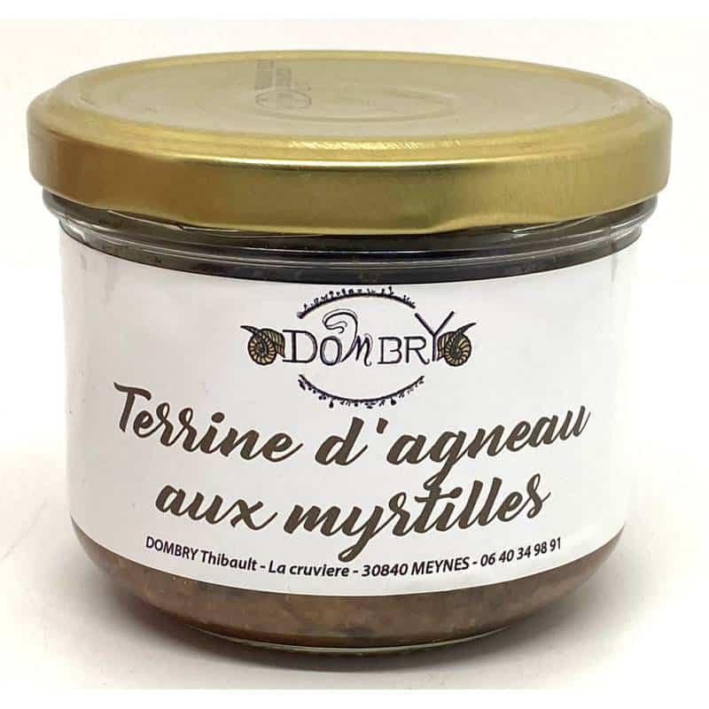 Terrine Agneau aux myrtilles 170g