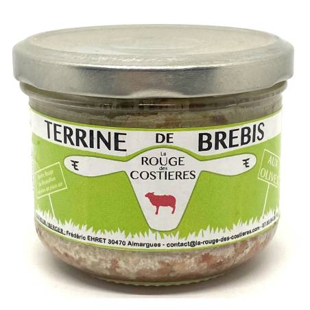 Terrine de brebis aux olives 190g