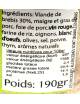 Terrine de brebis aux olives 190g
