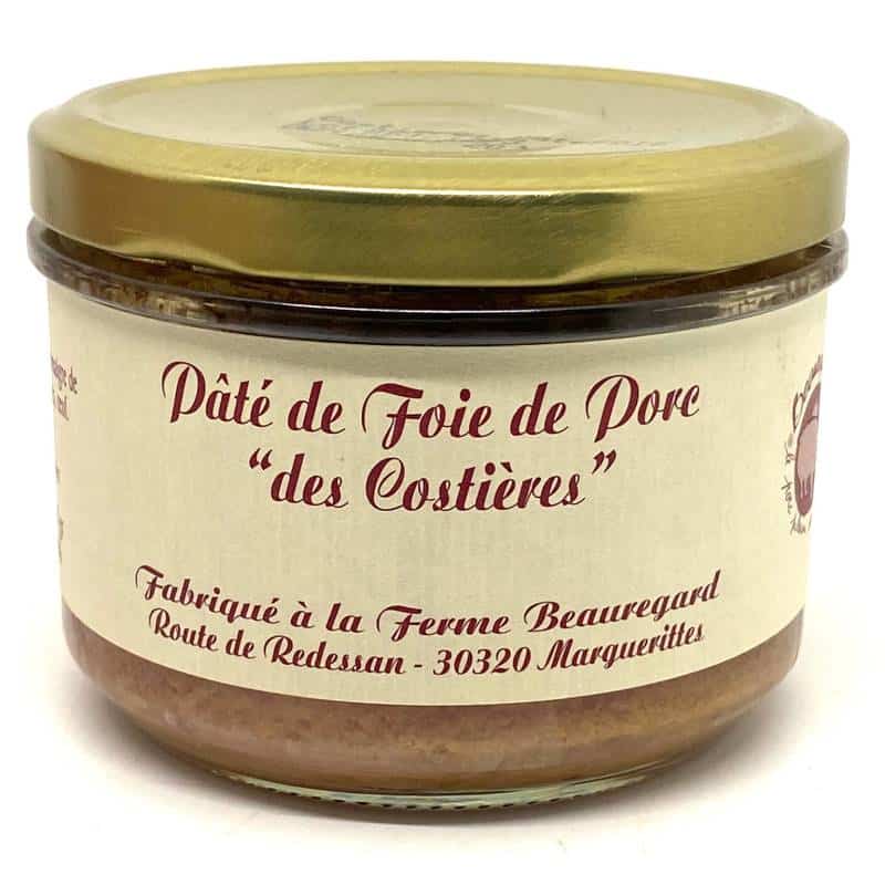 Pâté de foie de porc "des Costières" 185g