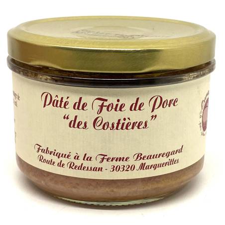 Pâté de foie de porc "des Costières" 185g