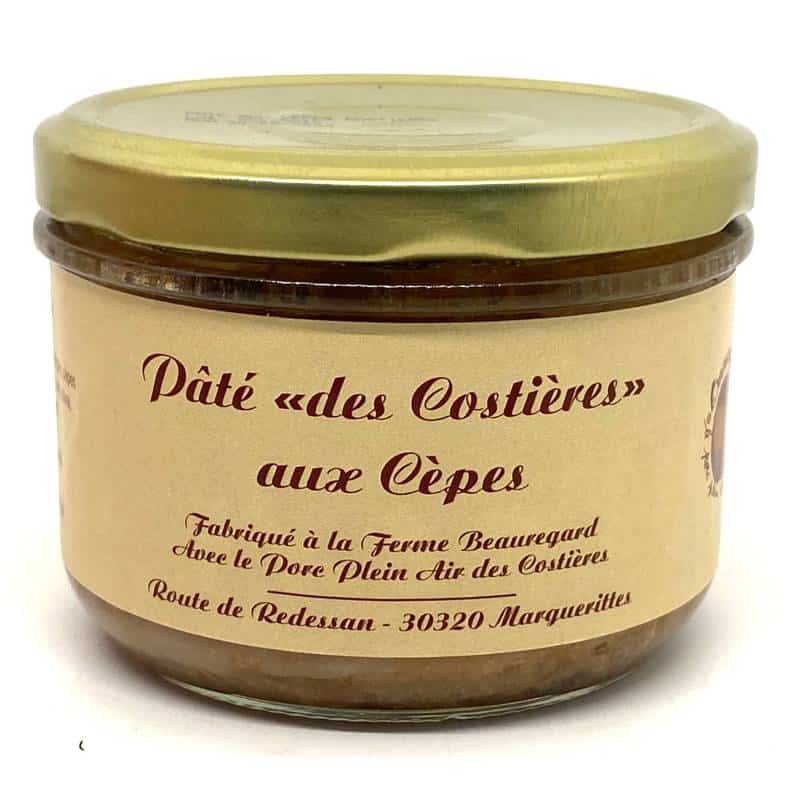 Pâté des Costières aux cèpes 185g