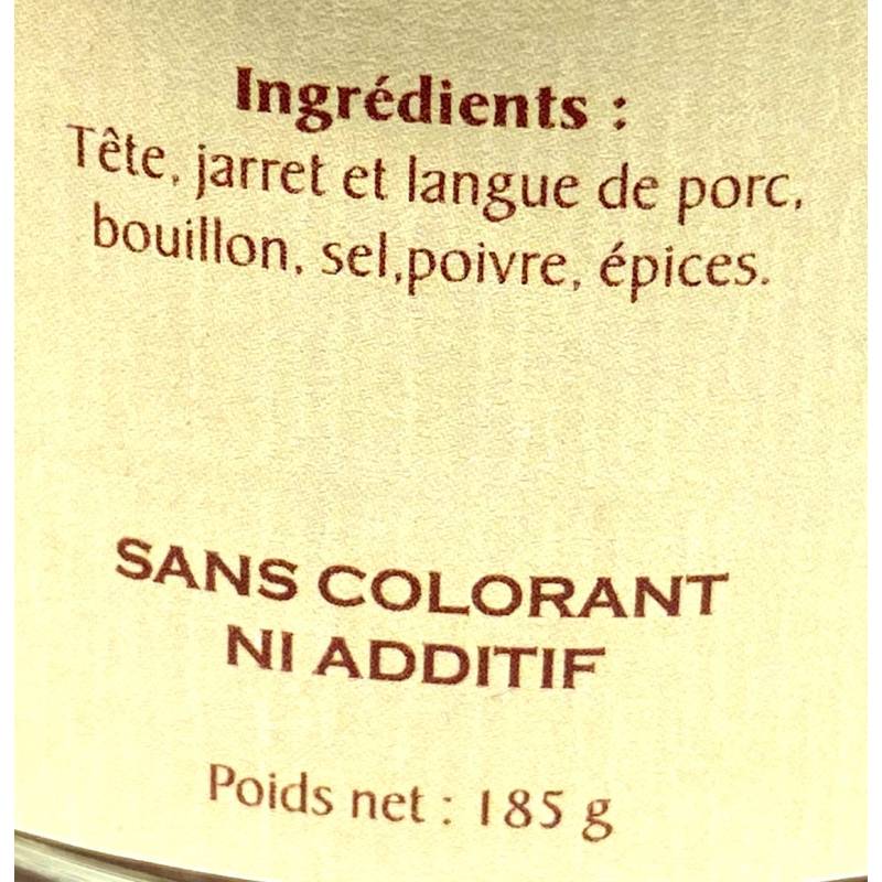 Fromage de tête "des Costières" 185g