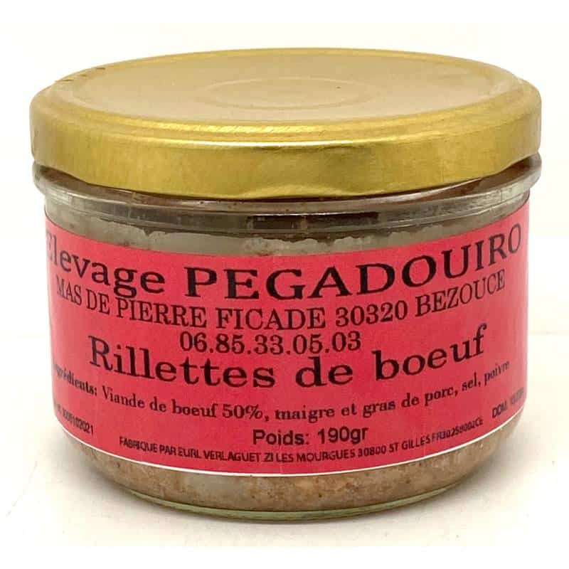 Rillettes de boeuf 190g