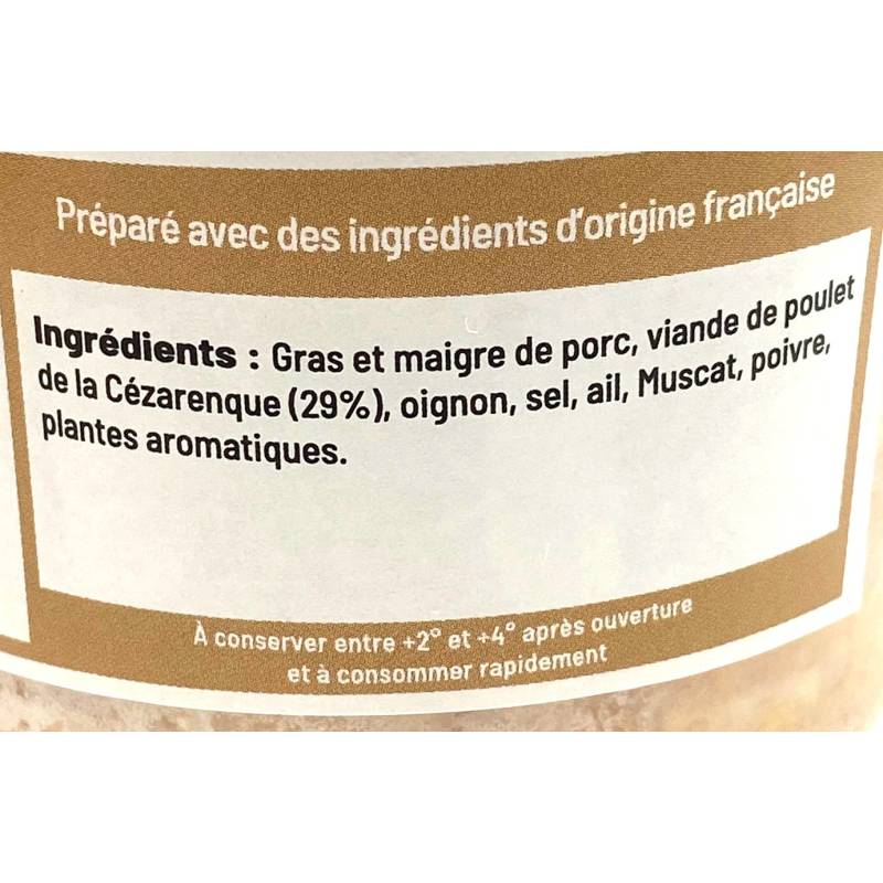 Effiloché de volaille 180g