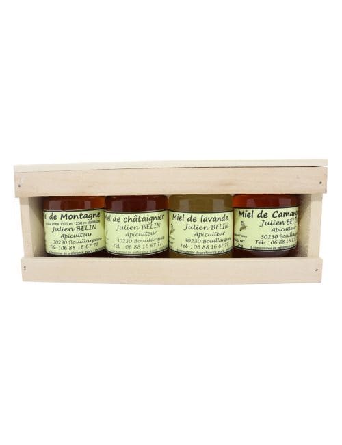 Coffret miel 4x125g