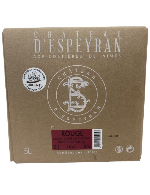 Domaine d'Espeyran rouge BIB 5L