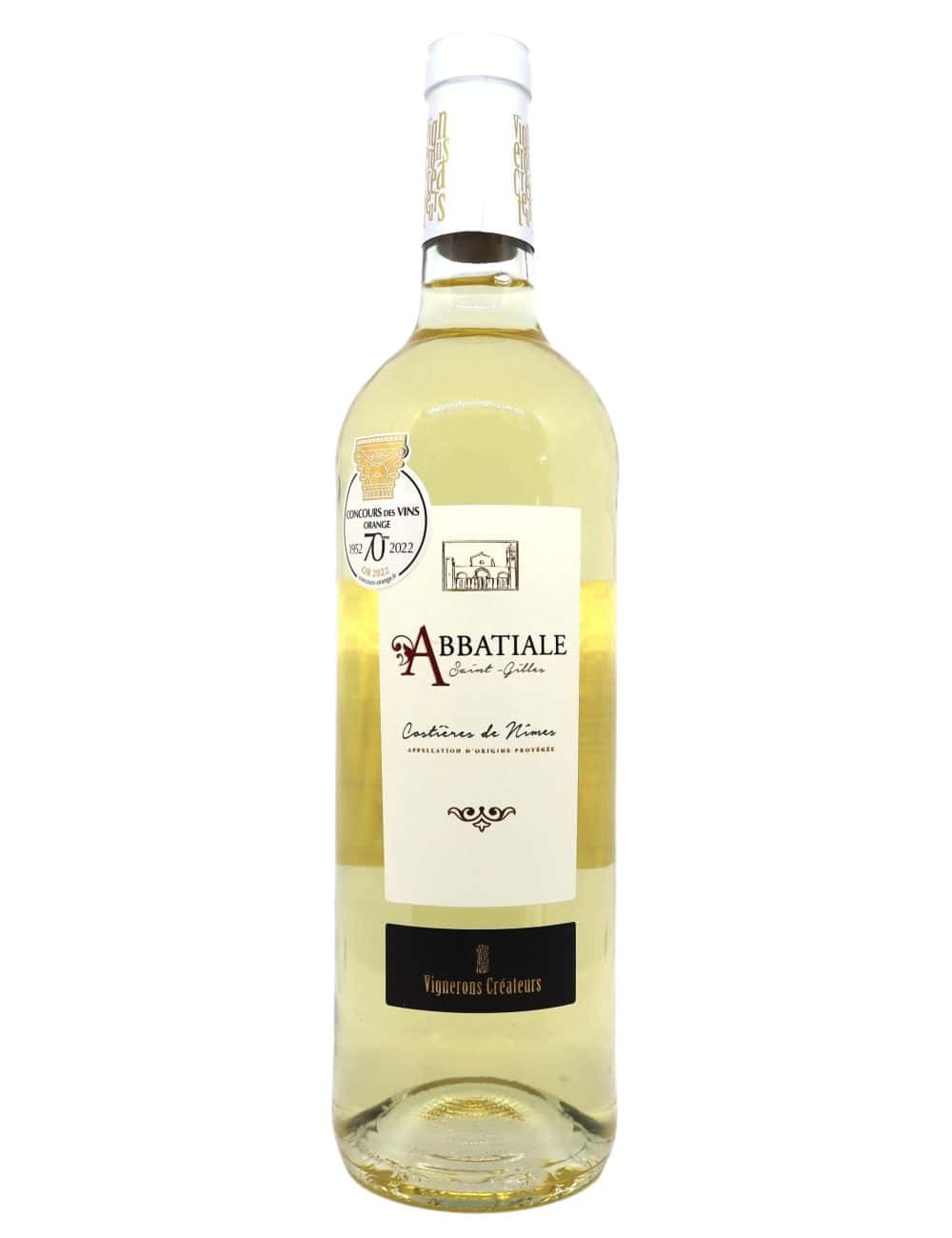 Abbatiale blanc 75cl - Vignerons Createurs