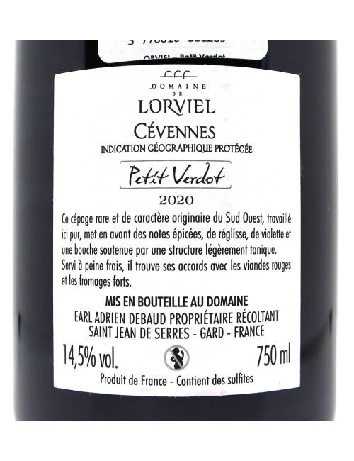 Petit Verdot 2021 - 75cl - Domaine de l'Orviel