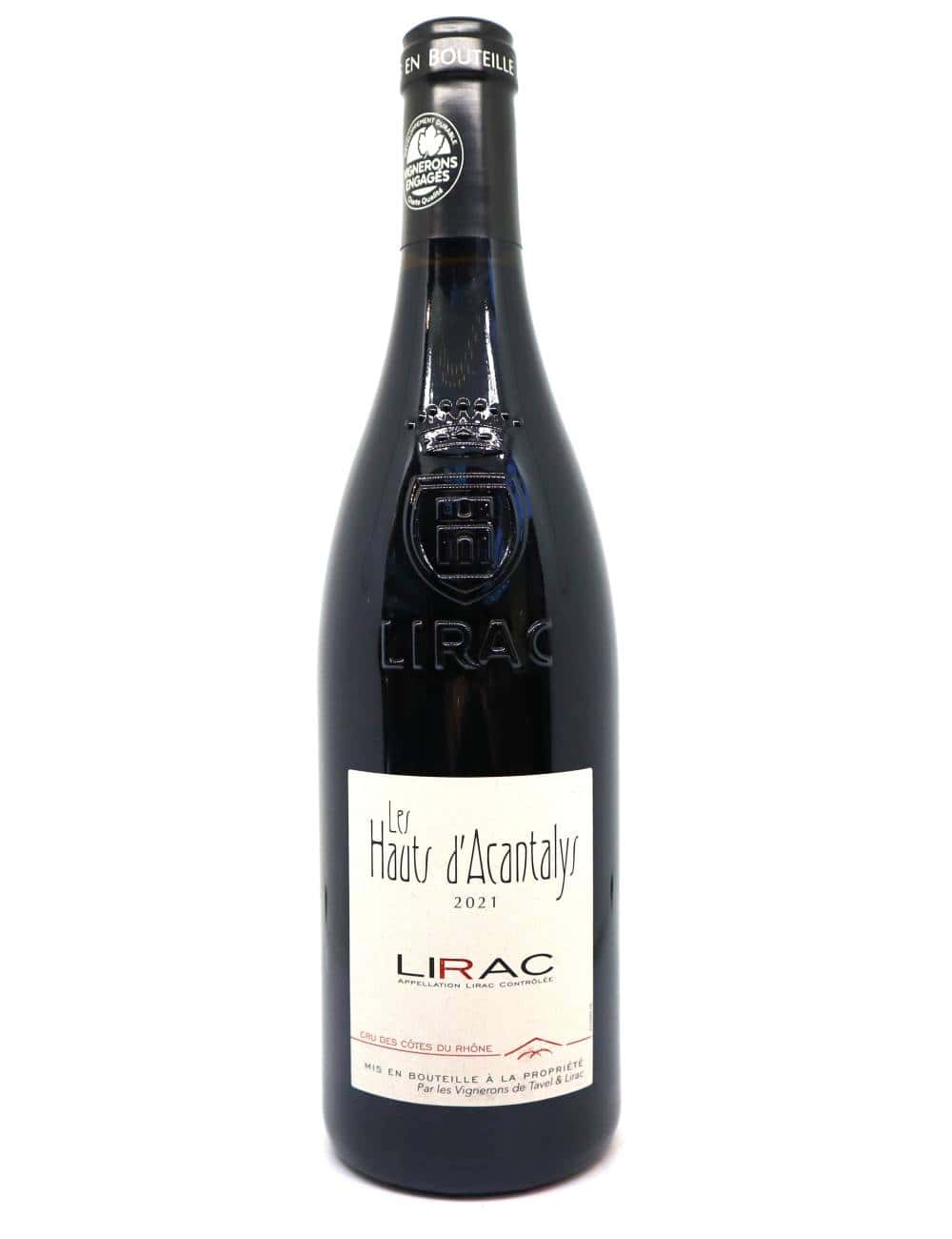 Les hauts d'Acantalys rouge 75cl - Les vignerons de Tavel et Lirac