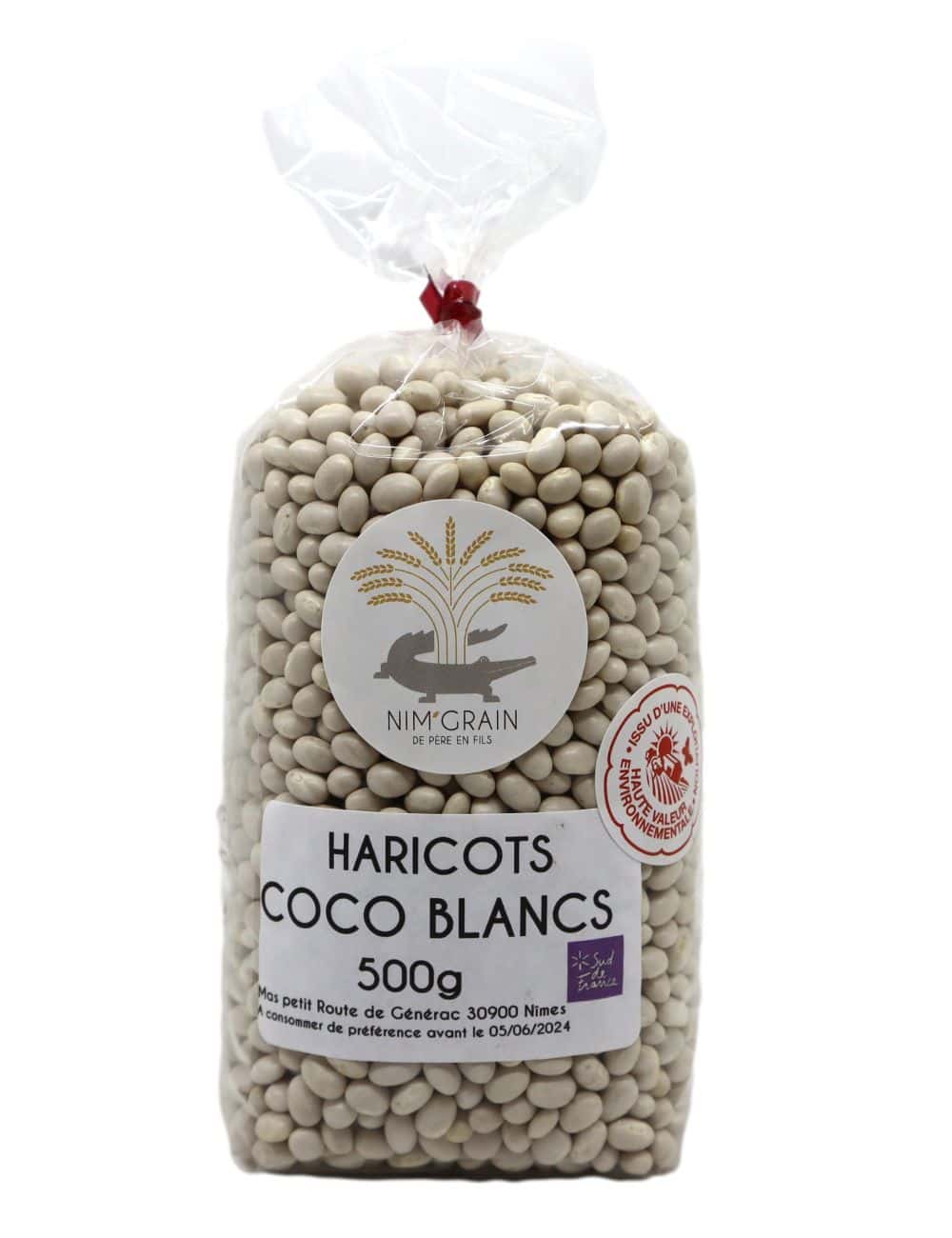 Haricot coco blanc 500g