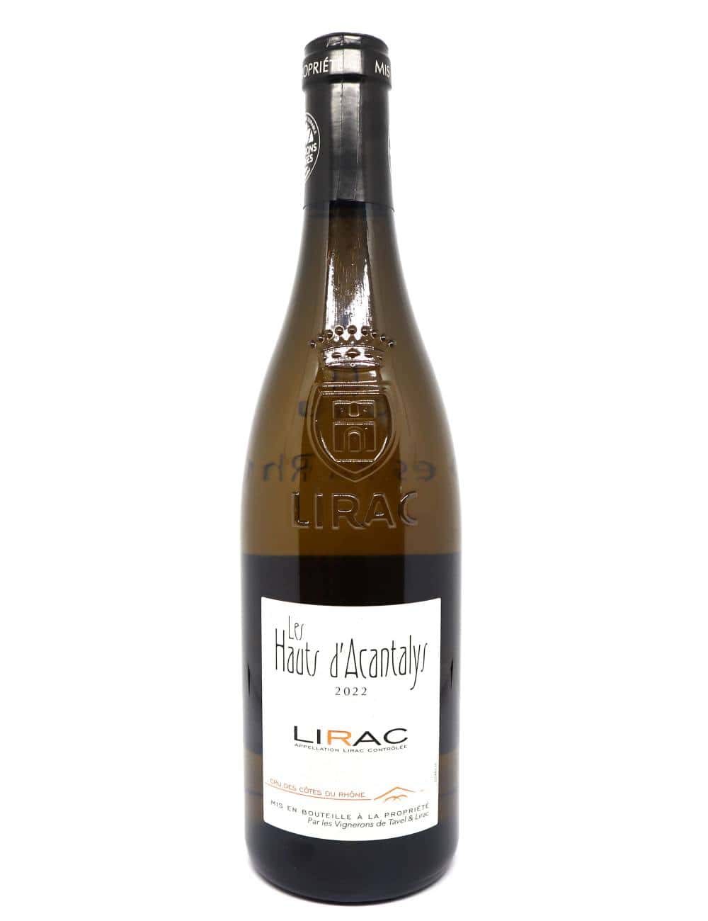 Les Hauts d'Acantalys blanc 75 cl - Les Vignerons de Tavel et Lirac