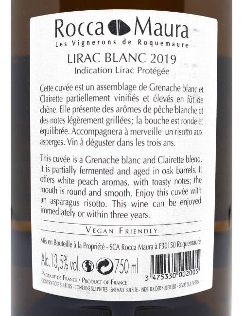 Lirac 75cl Rocca Maura