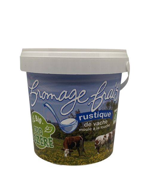 Fromage frais rustique de vache bio 1kg