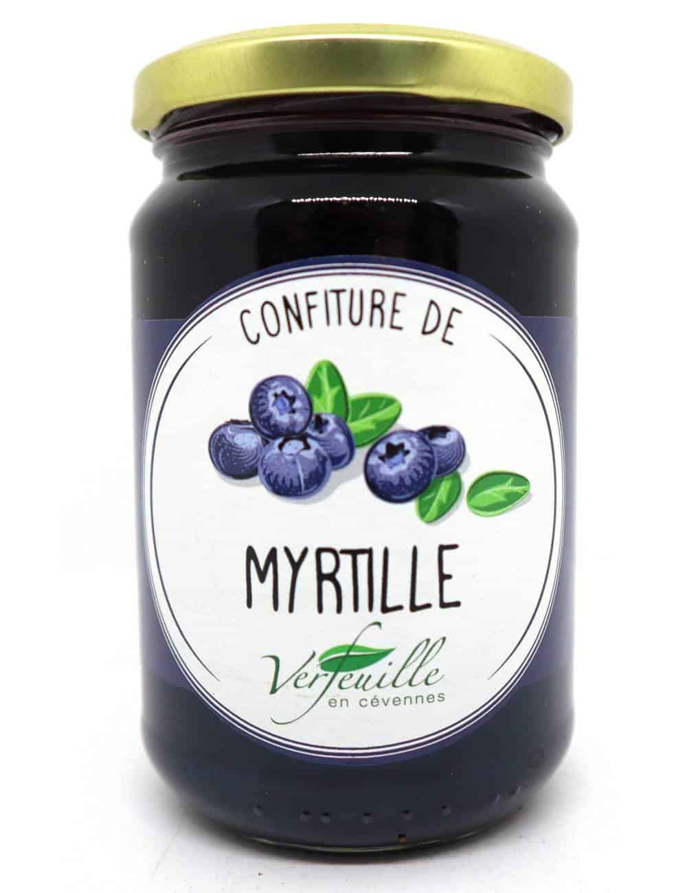Confiture de myrtille 360g