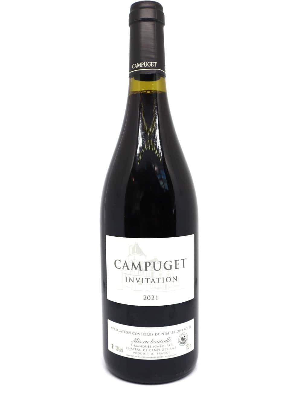 Invitation Rouge 75 cl - Château de Campuget