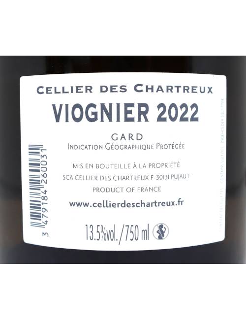 Viognier 75 cl - Cellier des Chartreux